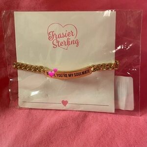 Fraiser Sterling B*tch You’re My Soulmate Jewelry Best Chain Gold BFF Bracelet